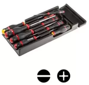 Image of Facom Engineers Phillips, Slotted Screwdriver Set 8 Piece