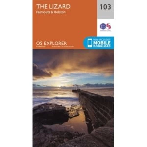 Image of Lizard, Falmouth and Helston by Ordnance Survey (Sheet map, folded, 2015)