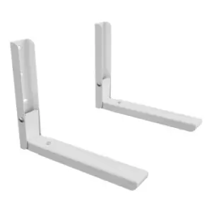 image of AVF Universal Microwave Wall Bracket - White