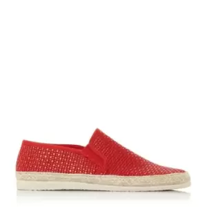 image of Dune London Furyy Espadrilles - Red