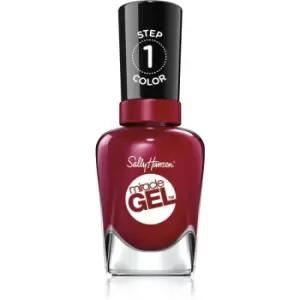 image of Sally Hansen Miracle Gel Gel Nail Varnish without UV/LED Sealing Shade 440 Dig Fig 14,7 ml