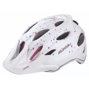 image of Alpina Carapax Junior Helmet White Dots 51-56cm