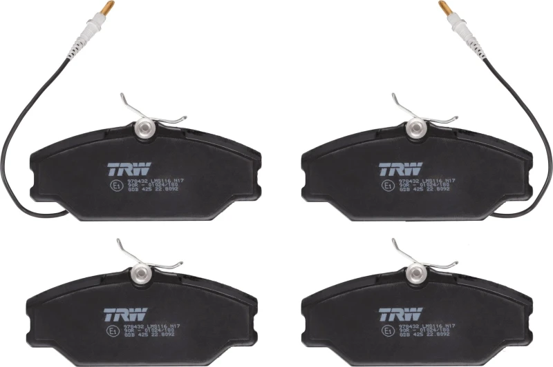 Image of TRW GDB425 Brake pad set incl. wear warning contact Brake Pad Set,disc brake (402)