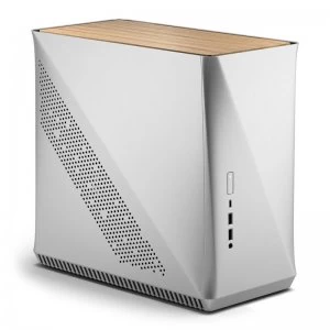 Image of Fractal Design Era ITX Silver & White Oak Compact PC Case