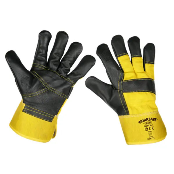 Worksafe Rigger's Gloves Hide Palm Pair