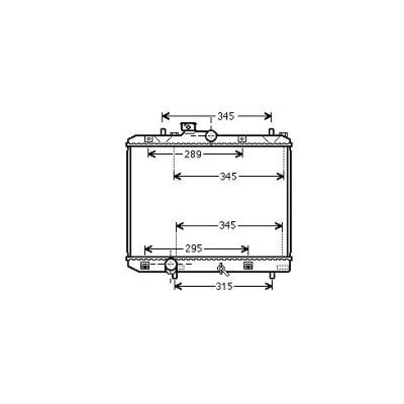 Image of Engine radiator DIEDERICHS DCM3118