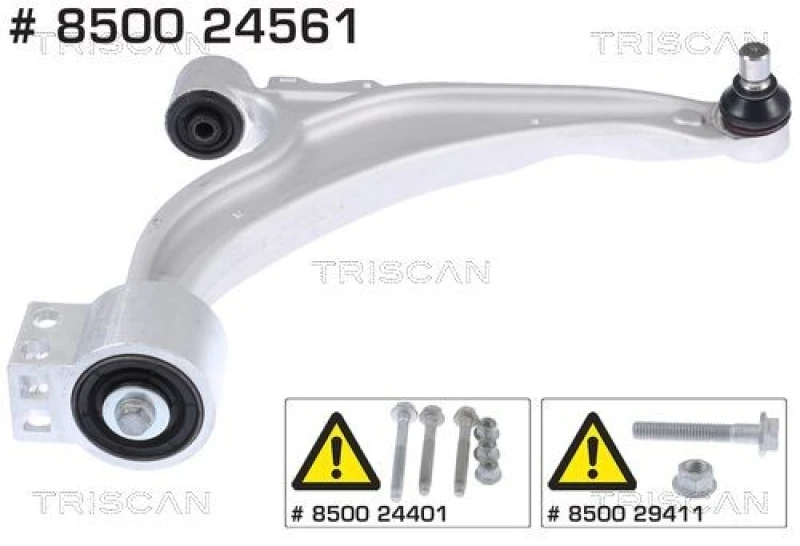 Image of TRISCAN Suspension arm TRISCAN 8500 24561