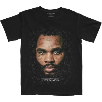 Image of Kevin Gates - Jumbo Power Unisex Large T-Shirt - Black