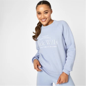 Jack Wills Hunston Graphic Crew Neck Sweatshirt - Blue