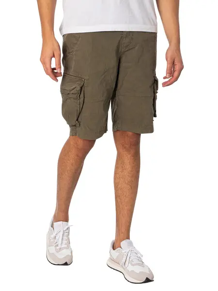 Image of Superdry Chive Green Core Cargo Short Khaki Male 30 210056UK