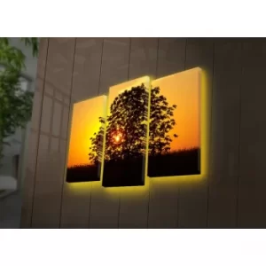 Image of 3PATDACT-21 Multicolor Decorative LED Lighted Canvas Painting (3 Pieces)