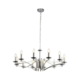 image of 12 Light Pendant Chrome