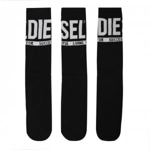 image of Diesel Ray 3 Pack Socks - Blk Multi E4101