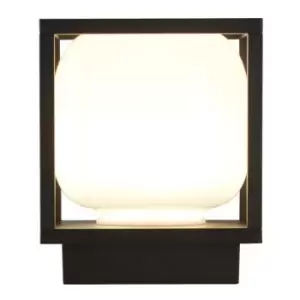 Netlighting Athens Outdoor 1 Light LED Light, Die Cast, Opal Shade IP54 3000K