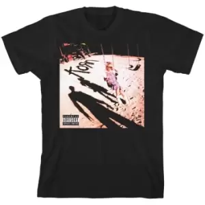 Image of Korn - Self Titled Unisex Large T-Shirt - Black