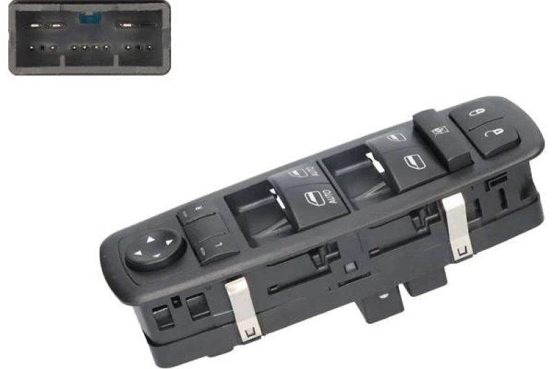Image of Alfa e-Parts AF04402 Switch, window winder Driver side Thermoplast Switch,window winder (1761)