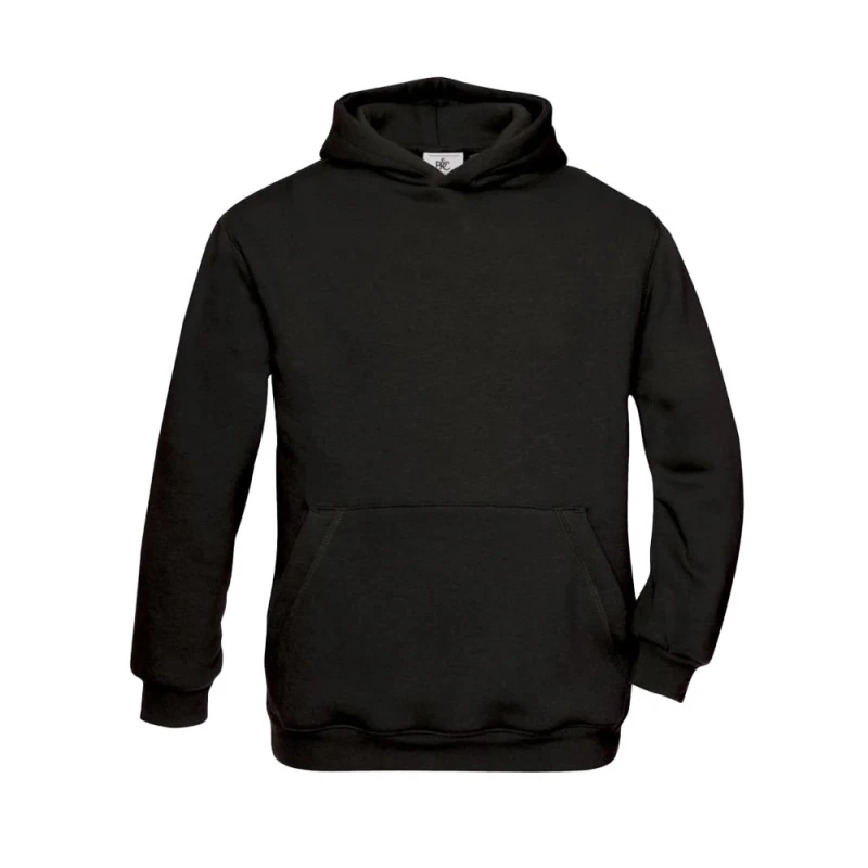 Image of B&c ID.333 boys's Children's sweatshirt in Black