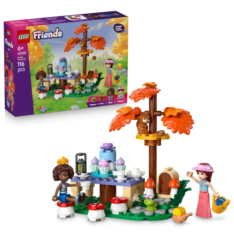 Image of LEGO LEGO Friends Forest Tea Party with Animal Toys 42690