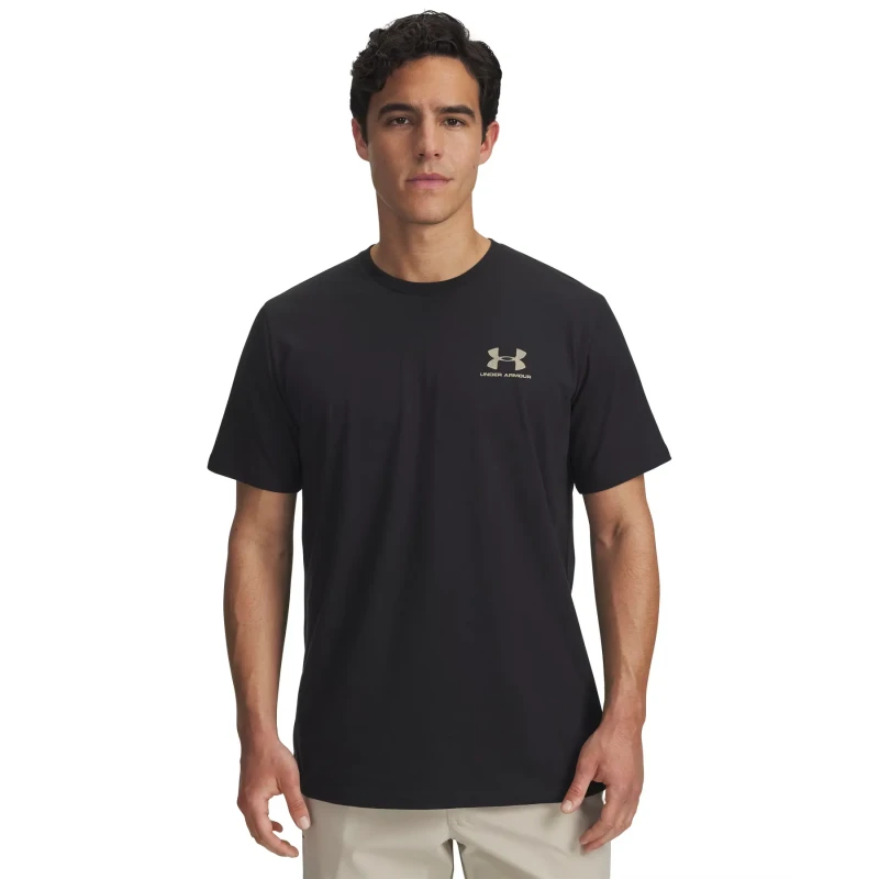 Image of Jersey Under Armour Left Chest Logo Noir Male 2XL