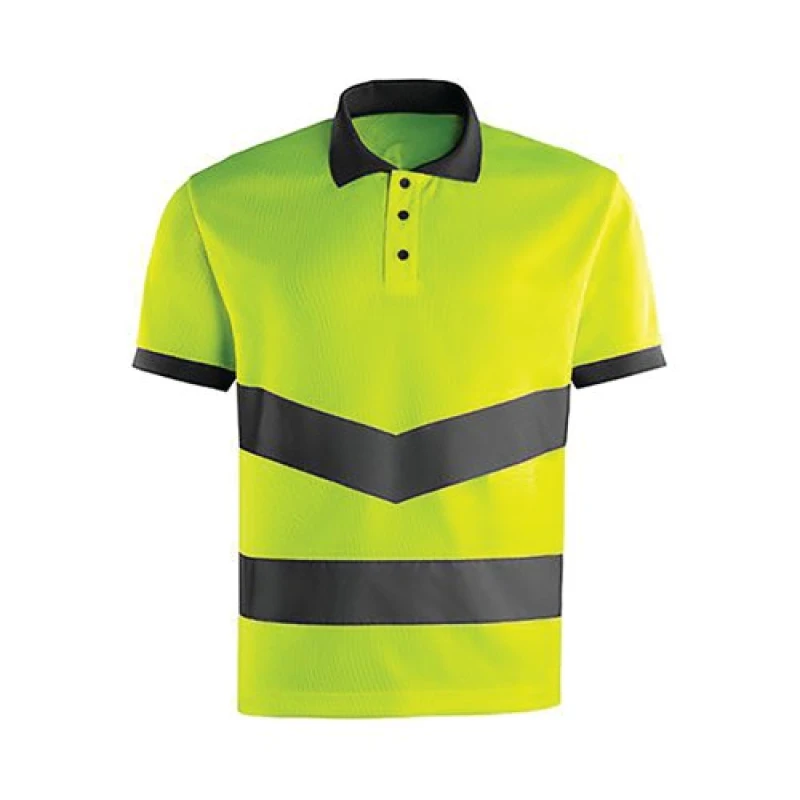 Image of Arco Arco Yellow Hi-Vis Polo Shirt M 18V5704