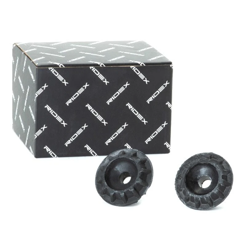 Image of RIDEX 1180S0561 Top strut mount Rear Axle Upper, without ball bearing Suspension Strut Support Bearing (1180)