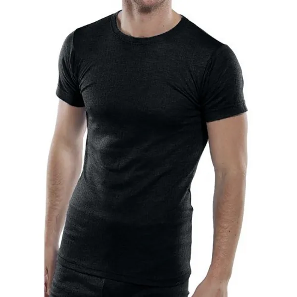 image of Beeswift Beeswift Short Sleeve Thermal Vest Black L THVSSBLL