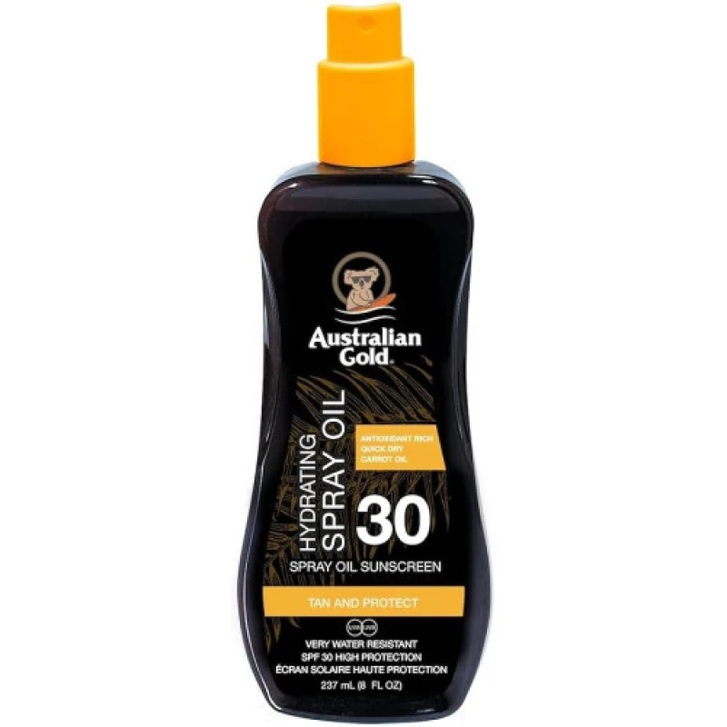 Image of Australian Gold SPF30 Spray with Carrot Oil 237ml