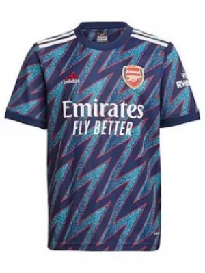 Image of adidas Arsenal Junior 21/22 3rd Shirt, Navy, Size 15-16 Years