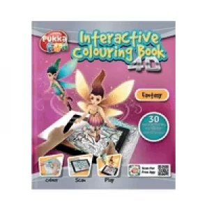Image of Pukka Fun Interactive Colouring Book 4D Fantasy 8425-FUN