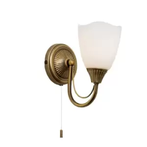 image of Gallery Interiors Haughton 1 Wall Light