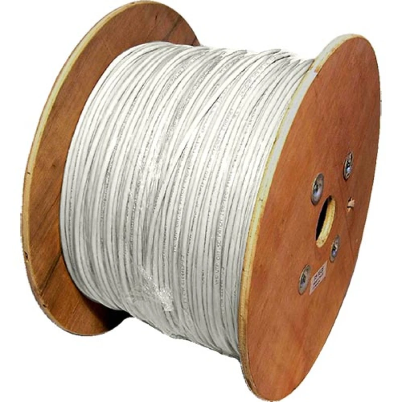 Image of Cablenet Cat6a White S/FTP LSOH 26AWG Stranded Patch Cable 500m Reel