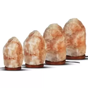 image of Aquarius Himalayan Crystal Salt Lamp Large: 23.5Cm (h) X 15Cm (w) X 15Cm (d)