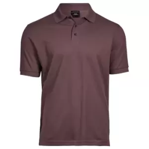 Image of Tee Jays Mens Luxury Stretch Short Sleeve Polo Shirt (L) (Grape)