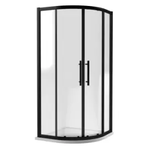 Image of Hudson Reed Apex 1000mm Quadrant - Matt Black