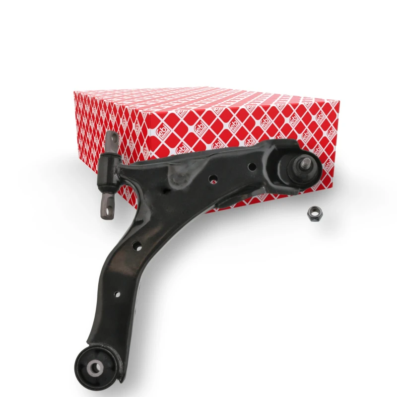 Image of FEBI BILSTEIN 41780 Suspension arm Control Arm, Sheet Steel, Front Axle Right, with ball joint, with lock nut Sheet Steel Track Control Arm (273)