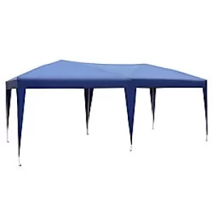 image of OutSunny Gazebo Blue 2550 x 2970 x 5910 mm