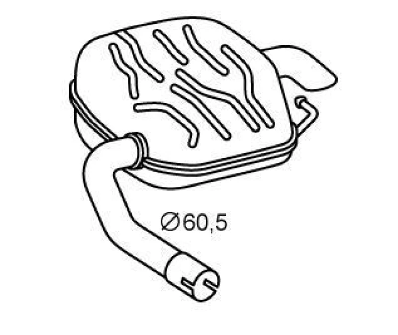 Image of Rear silencer VEGAZ FS-744
