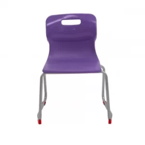 image of TC Office Titan Skid Base Chair Size 4, Purple