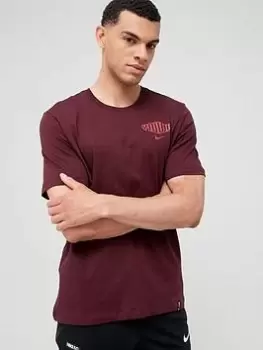 Image of Nike Liverpool FC Mens Voice T-Shirt - Red, Red Size XL Men