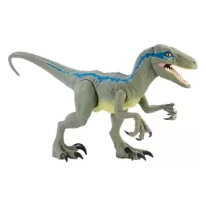 image of Jurassic World Dino Rivals Action Figure Super Colossal Velociraptor Blue 45 cm