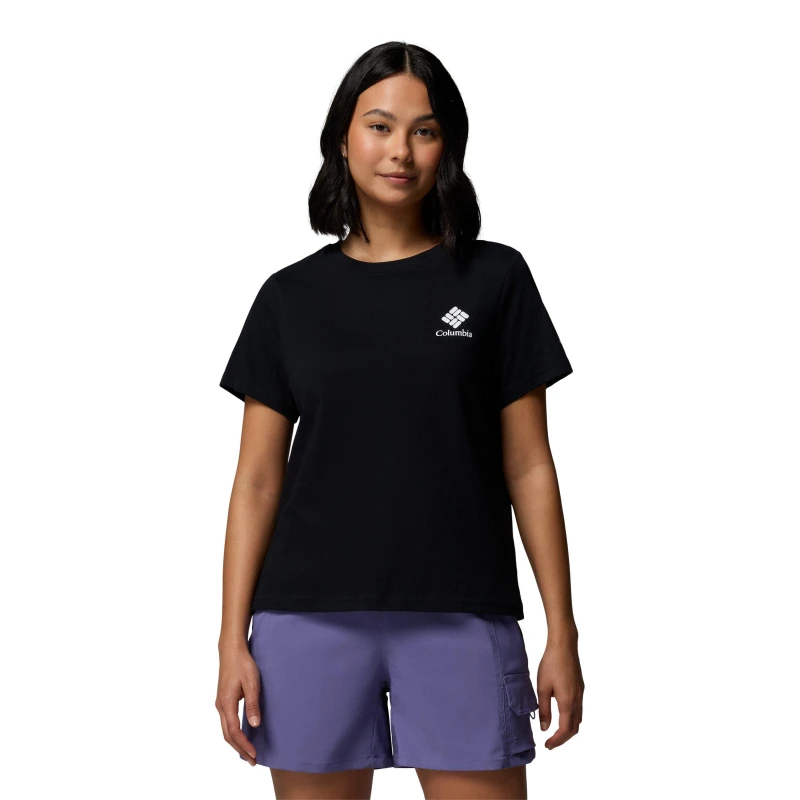 Image of Columbia Columbia Rolling Tee Ld63 Black female 10 (S)