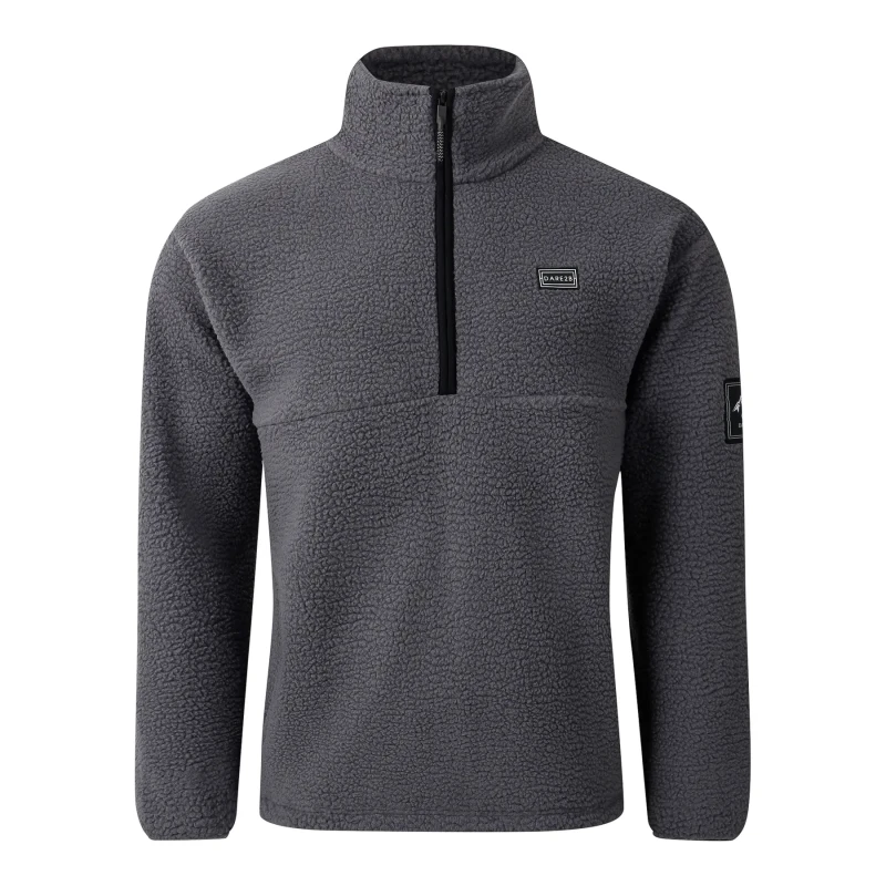 Image of Dare 2b Dare 2b Men Twin Tip Half-Zip Relaxed Insulating Active Fleece in Mid Grey Size: 2X-large Mid Grey XXL Male 5063516188629