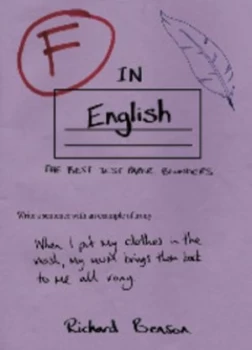 Image of F in English by Richard Benson Paperback