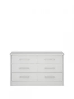 image of Consort Liberty Ready Assembled 3 + 3 Drawer Chest