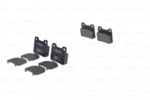 Image of Bosch 0986466871 BP697 Brake Pad Set Disc Brake Rear Axle