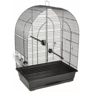 image of Flamingo - Budgie Cage Klara 2 45x28x62.5cm Black Black