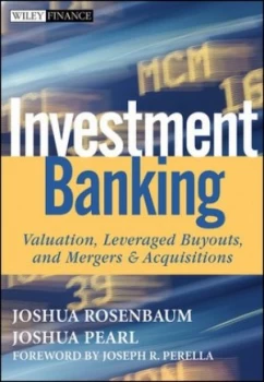 Image of Investment Banking by Joshua Rosenbaum Hardback