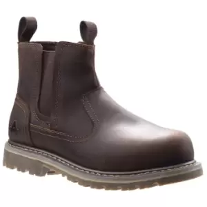 Image of Amblers Safety Womens AS101 Alice Slip On Safety Boot (3 UK) (Brown)
