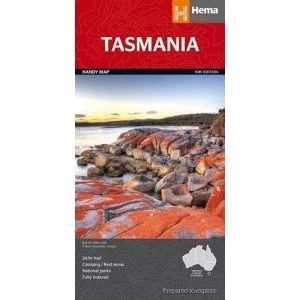 image of Tasmania State NP Handy Sheet map, folded 2015