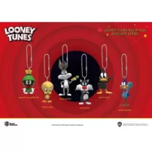 Image of Looney Tunes Mini Egg Attack Keychains 4cm Assortment (6)